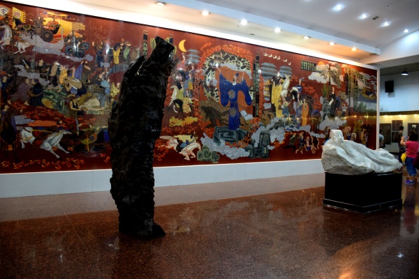 Halle Dayatang im Park der Strohhütte von Du Fu Halle Dayatang im Park der Strohhütte von Du Fu