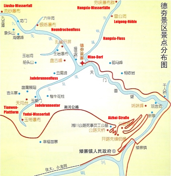 Wanderrouten in Dehang Wanderrouten in Dehang