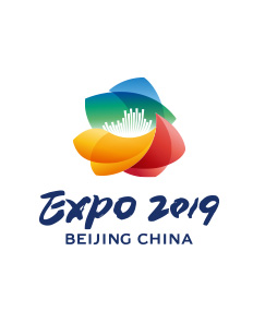 Logo der Expo 2019 Beijing