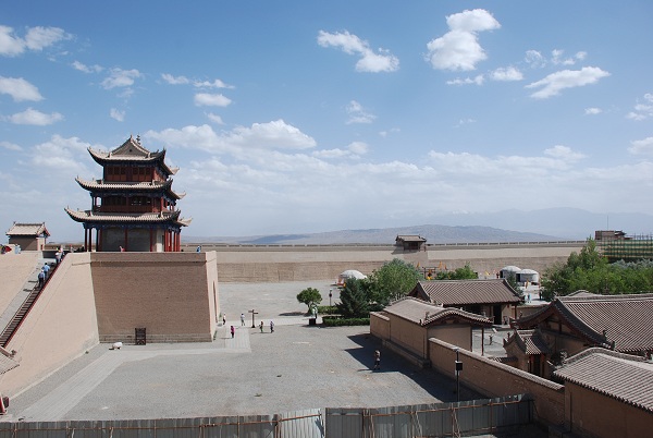 Die innere Stadt von Jiayuguan Die innere Stadt von Jiayuguan