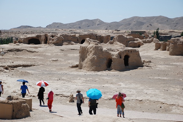 Ruinenstadt Jiaohe in Turfan Ruinenstadt Jiaohe in Turfan