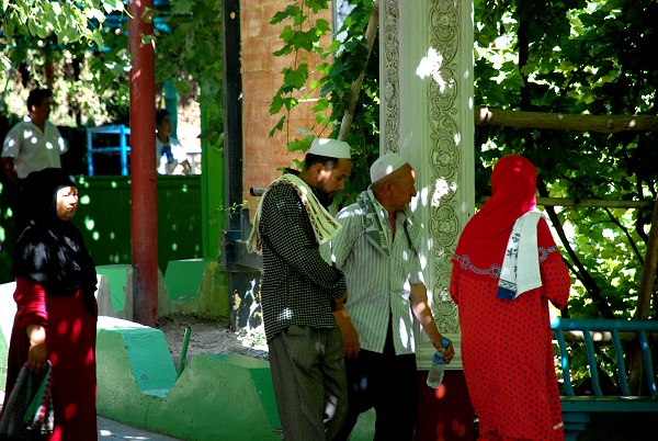 Das Weintrauben-Tal in Turfan Das Weintrauben-Tal in Turfan
