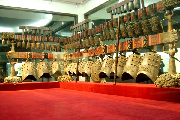 Glockenspiel im Hubei Provinzmuseum Glockenspiel im Hubei Provinzmuseum