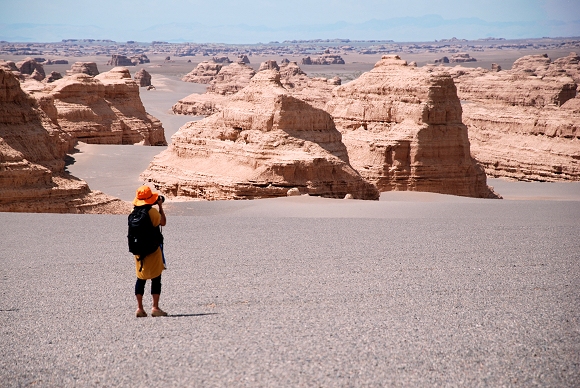 Zhangye Danxia National Geopark Yadan-Landschaften in China