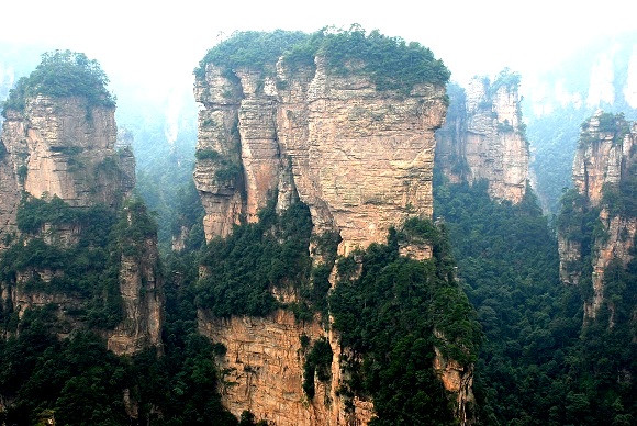 Yuanjiajie im Zhangjiajie-Nationalpark Yuanjiajie im Zhangjiajie-Nationalpark