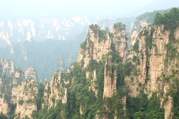 Zhangjiajie Nationalpark in Hunan Zhangjiajie Nationalpark in Hunan