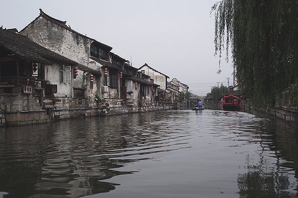 Wasserdorf Fengjing bei Shanghai