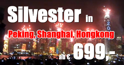 Silvester in Peking, Shanghai oder Hongkong