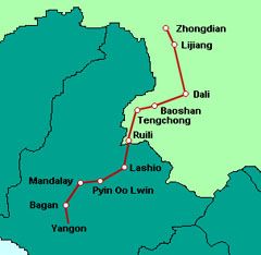 Auf der alten Burmastra�e nach Shangri-La